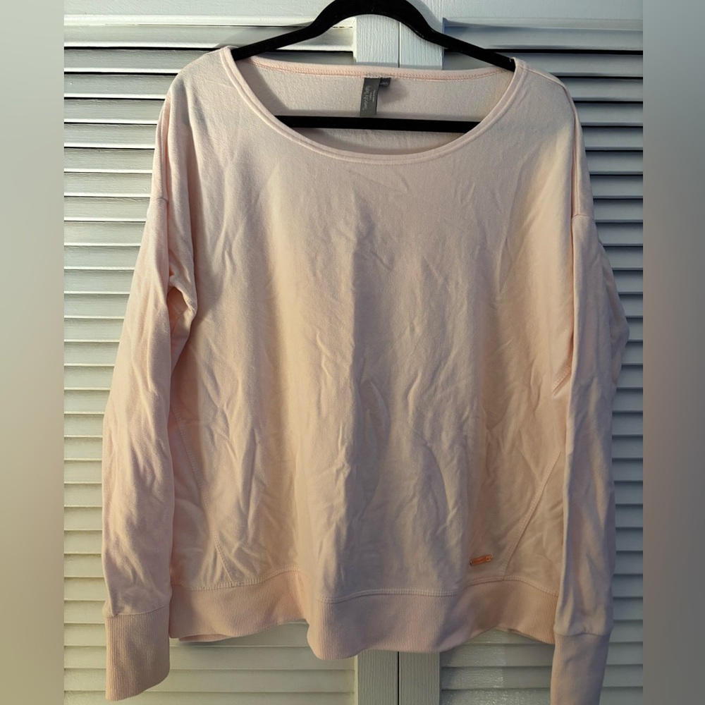 Sweaty Betty Blush Pink Long Sleeve Top
